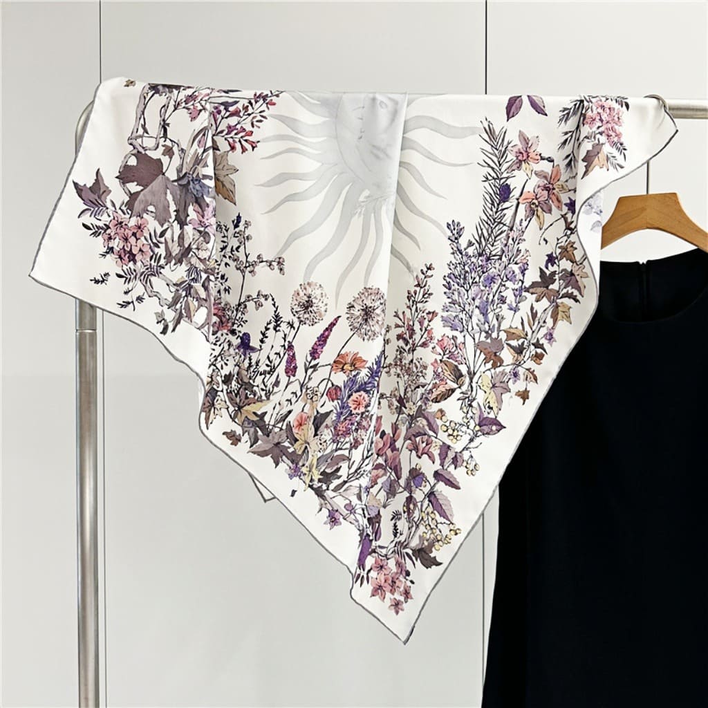 MaraSilk Pure Mulberry Silk Scarf - Square Twill MS320