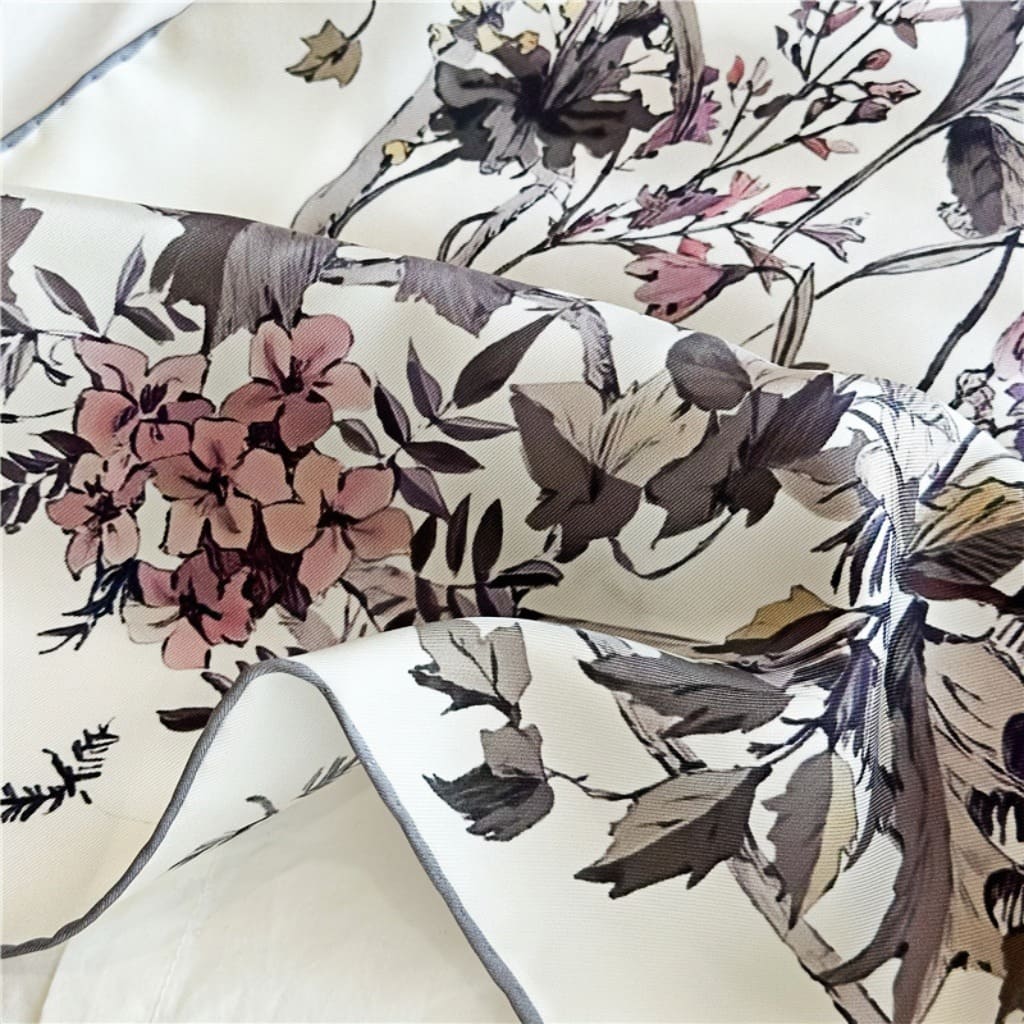 MaraSilk Pure Mulberry Silk Scarf - Square Twill MS320