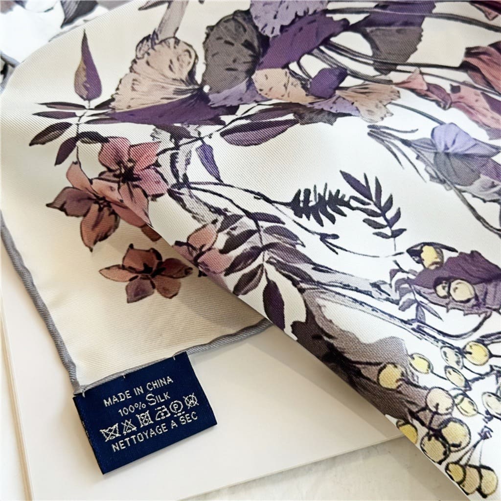 MaraSilk Pure Mulberry Silk Scarf - Square Twill MS320