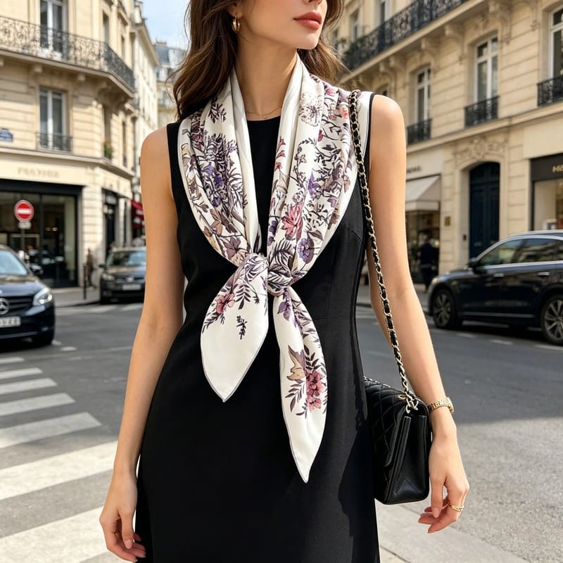 MaraSilk Pure Mulberry Silk Scarf - Square Twill MS320