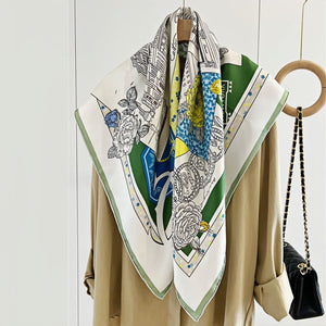 MaraSilk Pure Mulberry Silk Scarf - Square Twill MS322