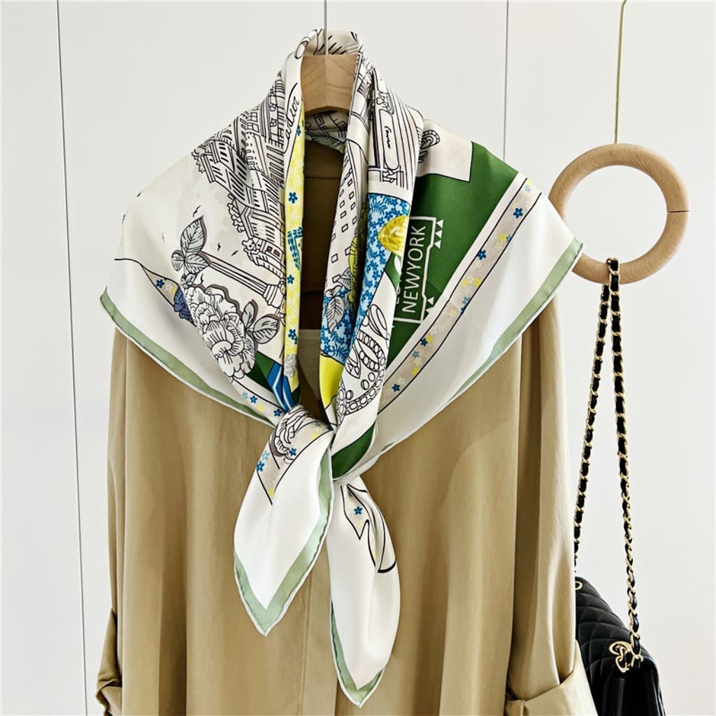 MaraSilk Pure Mulberry Silk Scarf - Square Twill MS322