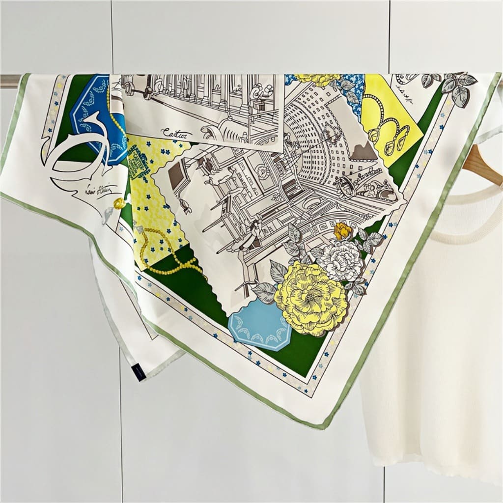 MaraSilk Pure Mulberry Silk Scarf - Square Twill MS322