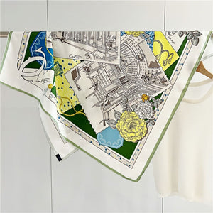 MaraSilk Pure Mulberry Silk Scarf - Square Twill MS322