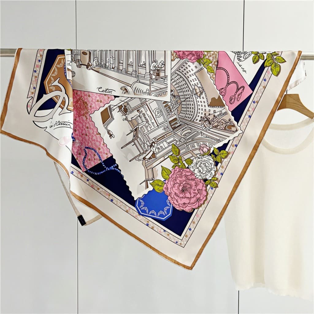 MaraSilk Pure Mulberry Silk Scarf - Square Twill MS322