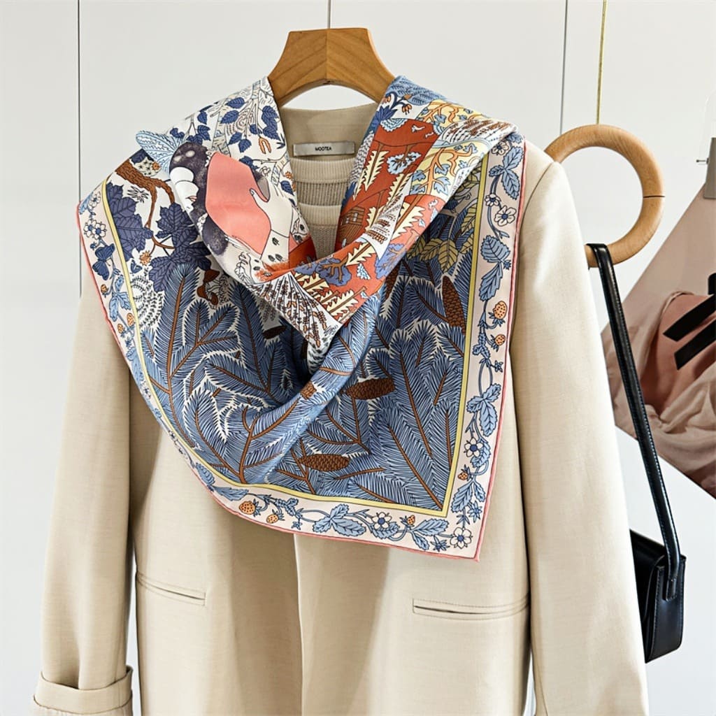 MaraSilk Pure Mulberry Silk Scarf - Square Twill MS323