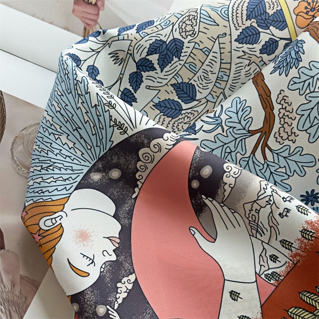 MaraSilk Pure Mulberry Silk Scarf - Square Twill MS323