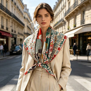 MaraSilk Pure Mulberry Silk Scarf - Square Twill MS323