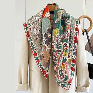 MaraSilk Pure Mulberry Silk Scarf - Square Twill MS323