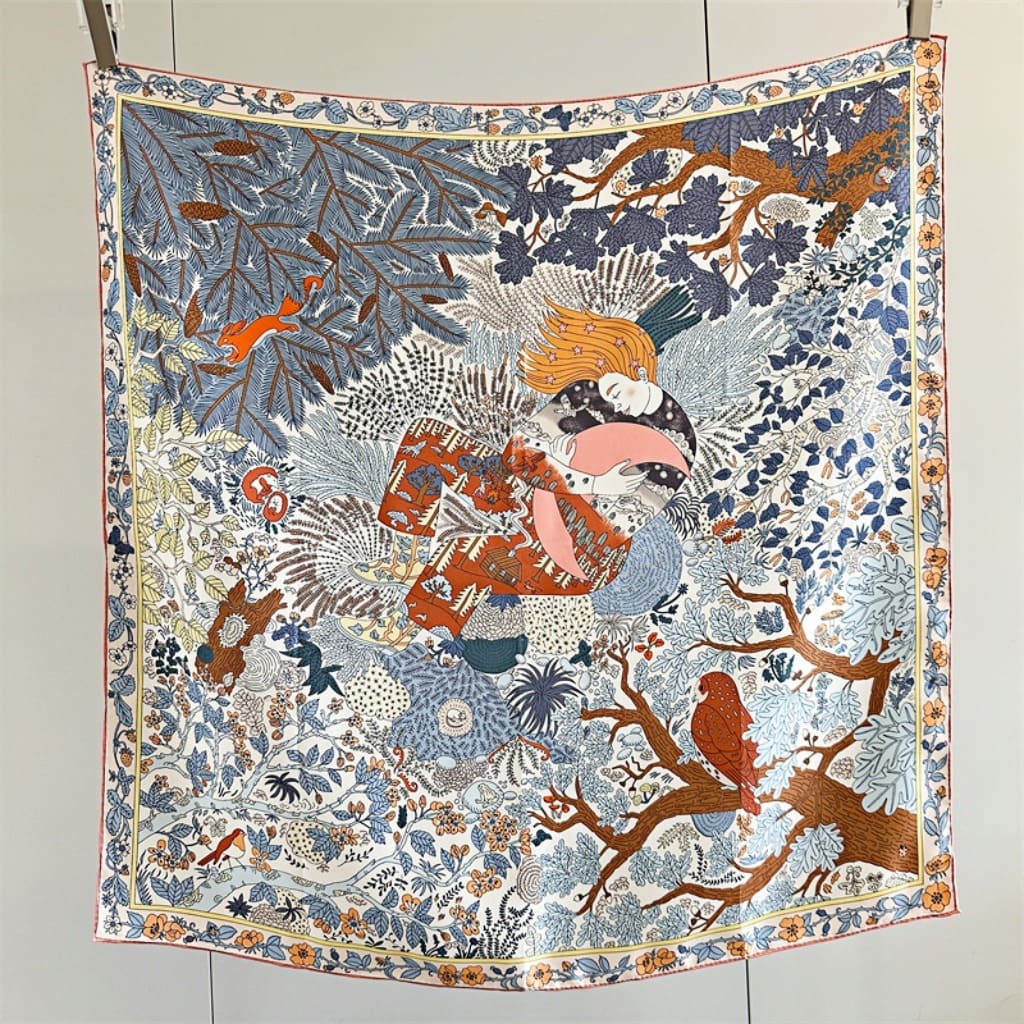 MaraSilk Pure Mulberry Silk Scarf - Square Twill MS323 34" x 34" MS32302