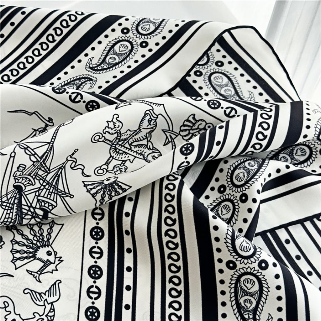 MaraSilk Pure Mulberry Silk Scarf - Square Twill MS324