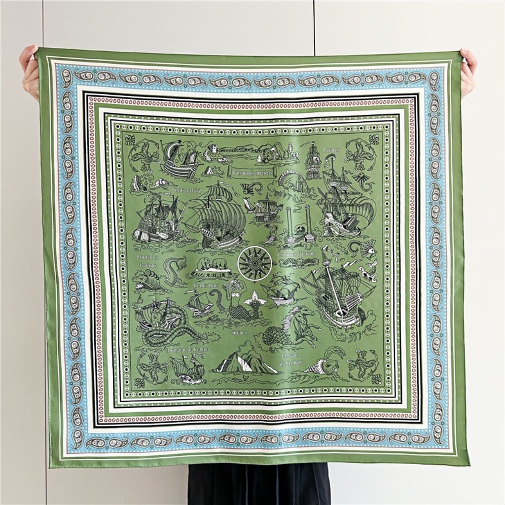 MaraSilk Pure Mulberry Silk Scarf - Square Twill MS324 34" x 34" MS32403