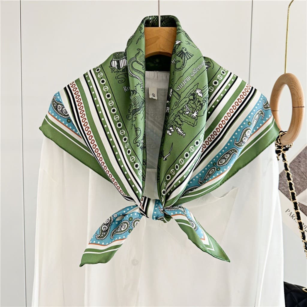 MaraSilk Pure Mulberry Silk Scarf - Square Twill MS324