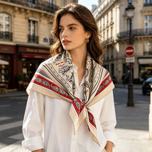 MaraSilk Pure Mulberry Silk Scarf - Square Twill MS324