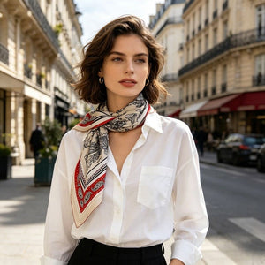 MaraSilk Pure Mulberry Silk Scarf - Square Twill MS324
