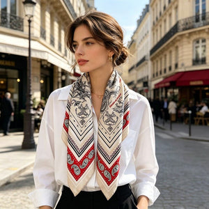 MaraSilk Pure Mulberry Silk Scarf - Square Twill MS324