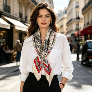 MaraSilk Pure Mulberry Silk Scarf - Square Twill MS324