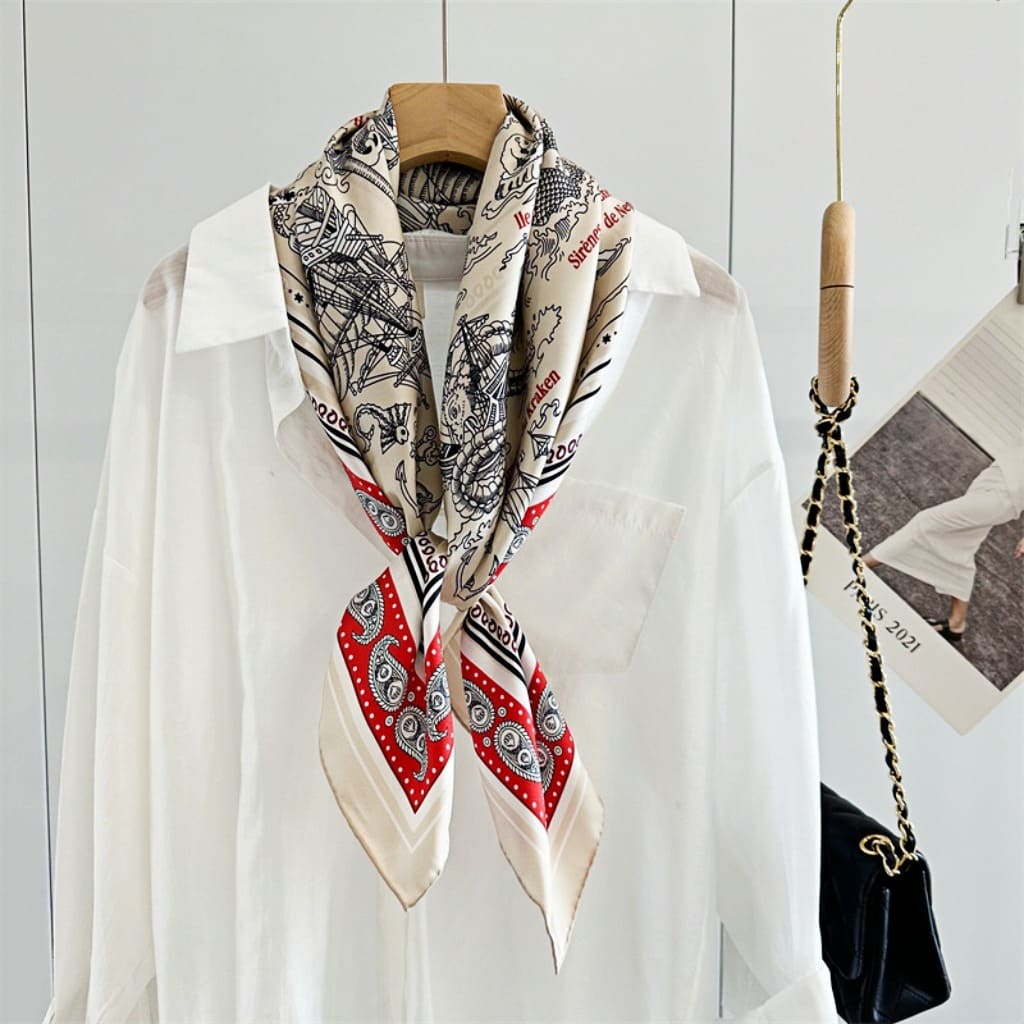 MaraSilk Pure Mulberry Silk Scarf - Square Twill MS324