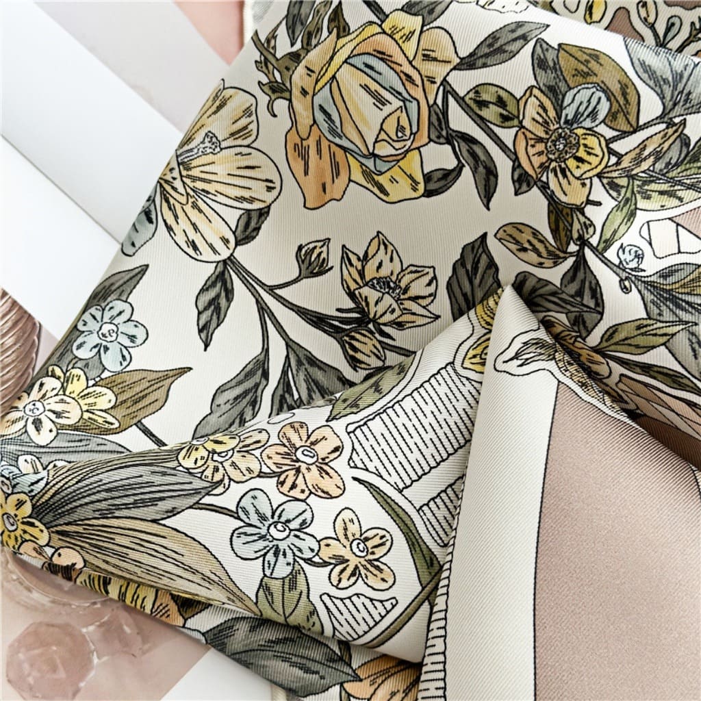 MaraSilk Pure Mulberry Silk Scarf - Square Twill MS325