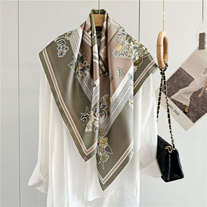 MaraSilk Pure Mulberry Silk Scarf - Square Twill MS325