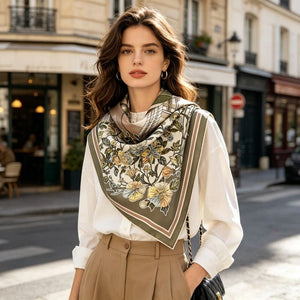 MaraSilk Pure Mulberry Silk Scarf - Square Twill MS325