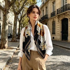 MaraSilk Pure Mulberry Silk Scarf - Square Twill MS325
