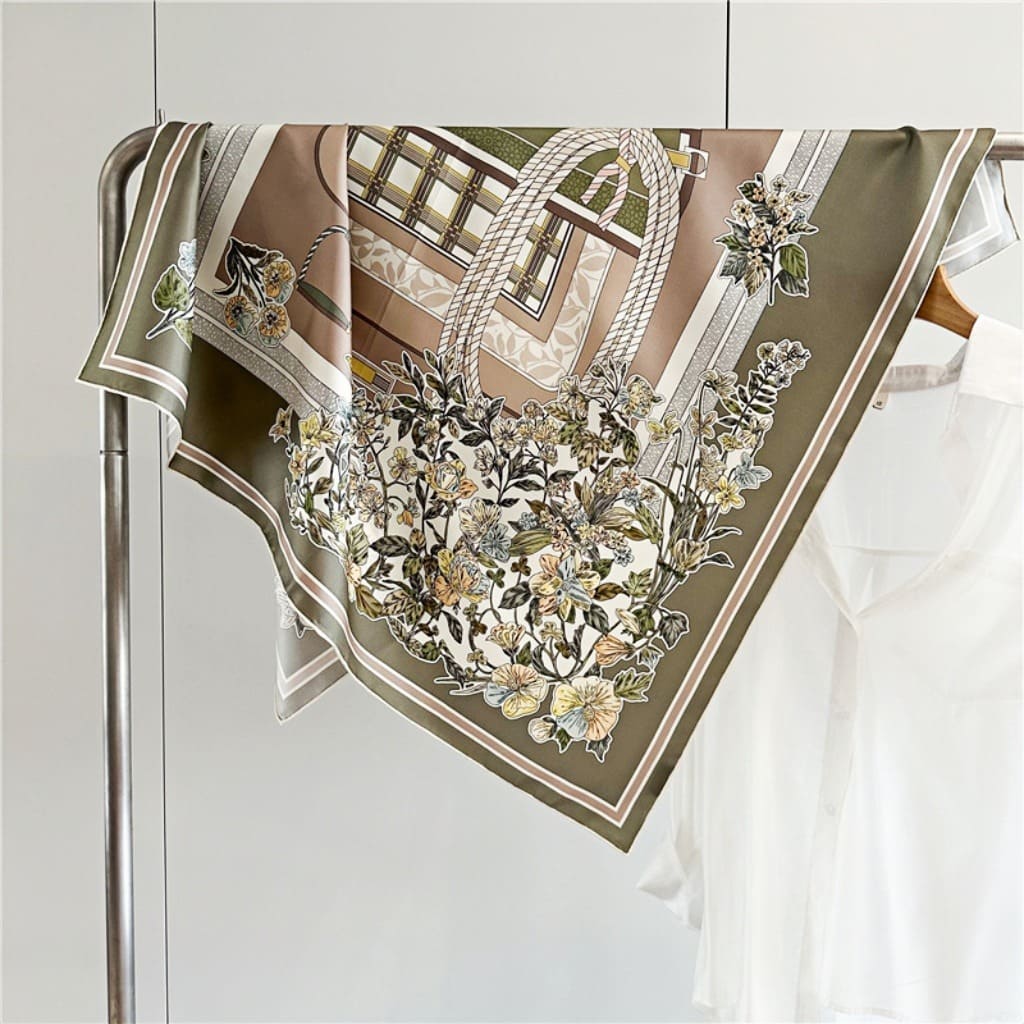 MaraSilk Pure Mulberry Silk Scarf - Square Twill MS325