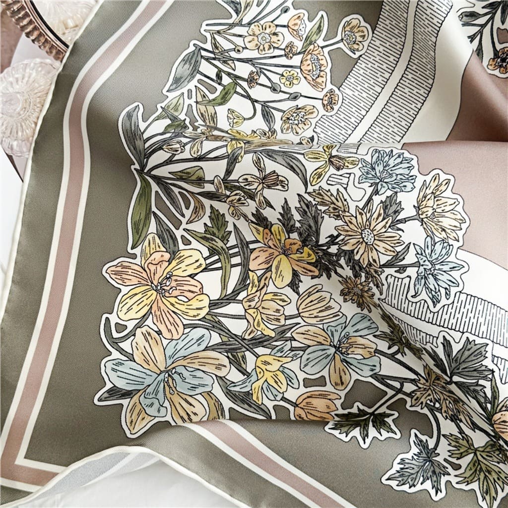 MaraSilk Pure Mulberry Silk Scarf - Square Twill MS325