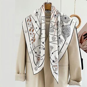 MaraSilk Pure Mulberry Silk Scarf - Square Twill MS326