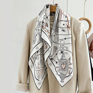 MaraSilk Pure Mulberry Silk Scarf - Square Twill MS326