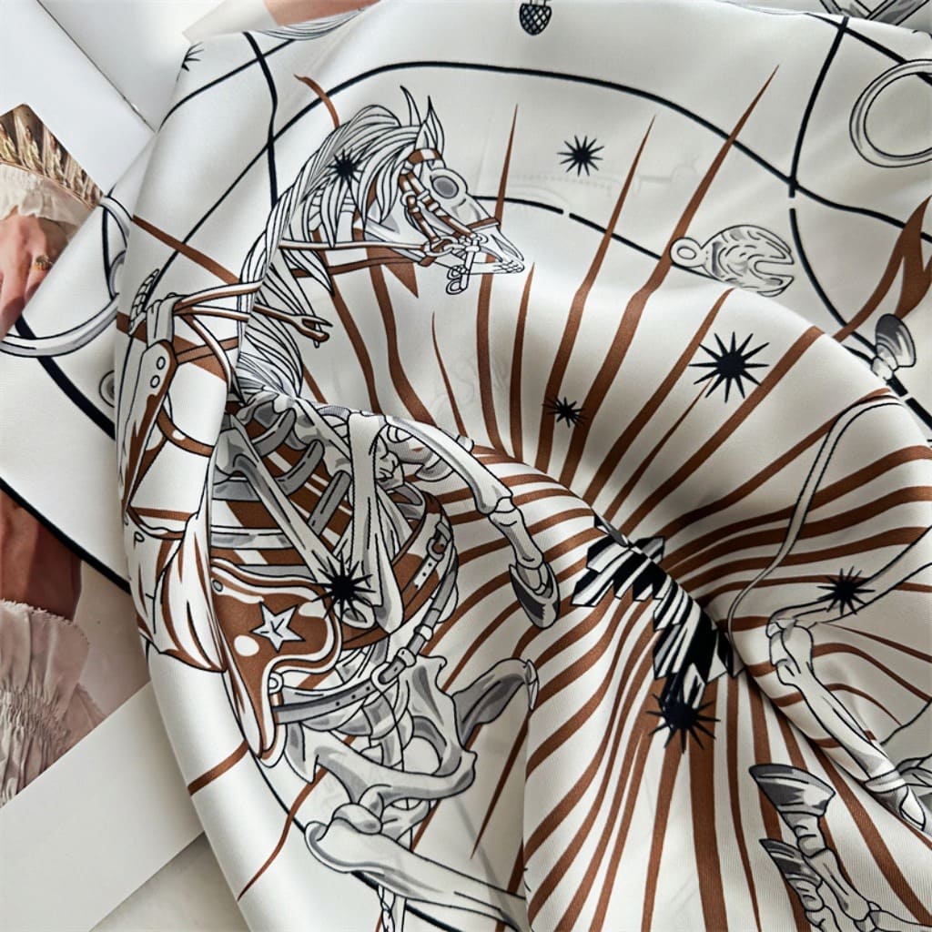 MaraSilk Pure Mulberry Silk Scarf - Square Twill MS326