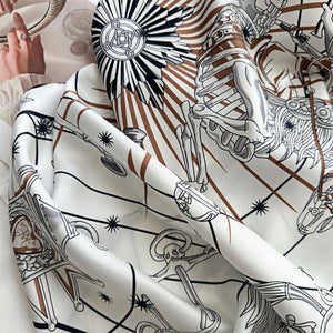 MaraSilk Pure Mulberry Silk Scarf - Square Twill MS326