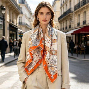 MaraSilk Pure Mulberry Silk Scarf - Square Twill MS326