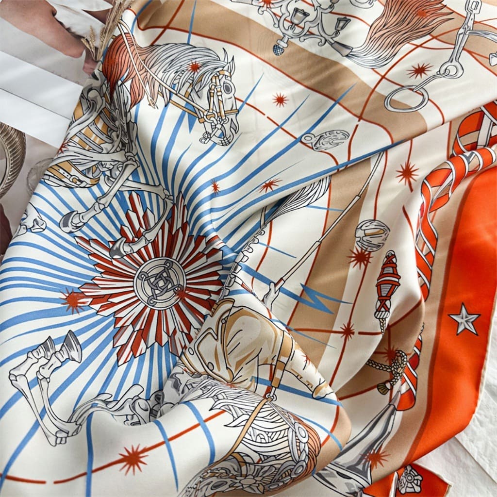 MaraSilk Pure Mulberry Silk Scarf - Square Twill MS326