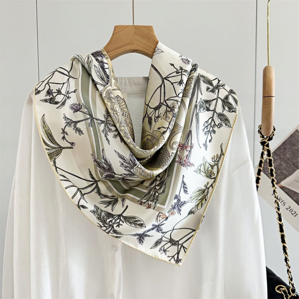 MaraSilk Pure Mulberry Silk Scarf - Square Twill MS327