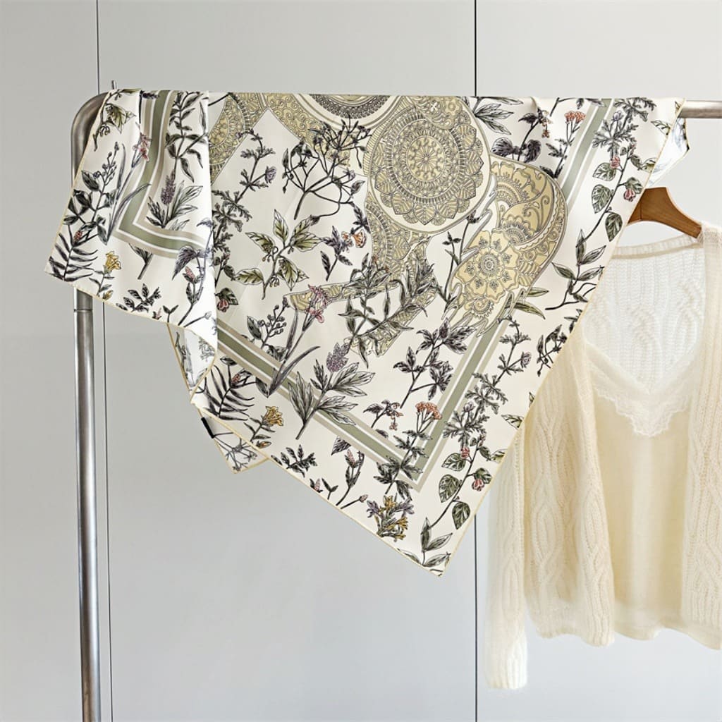 MaraSilk Pure Mulberry Silk Scarf - Square Twill MS327