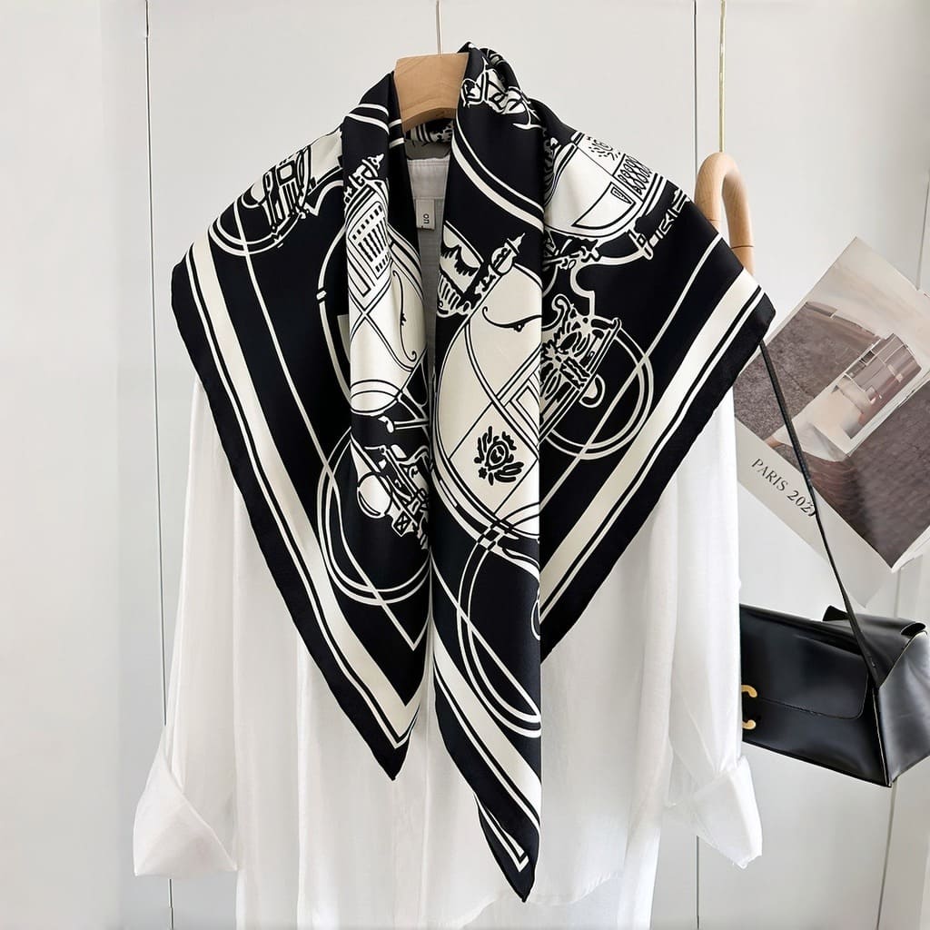 MaraSilk Pure Mulberry Silk Scarf - Square Twill MS328