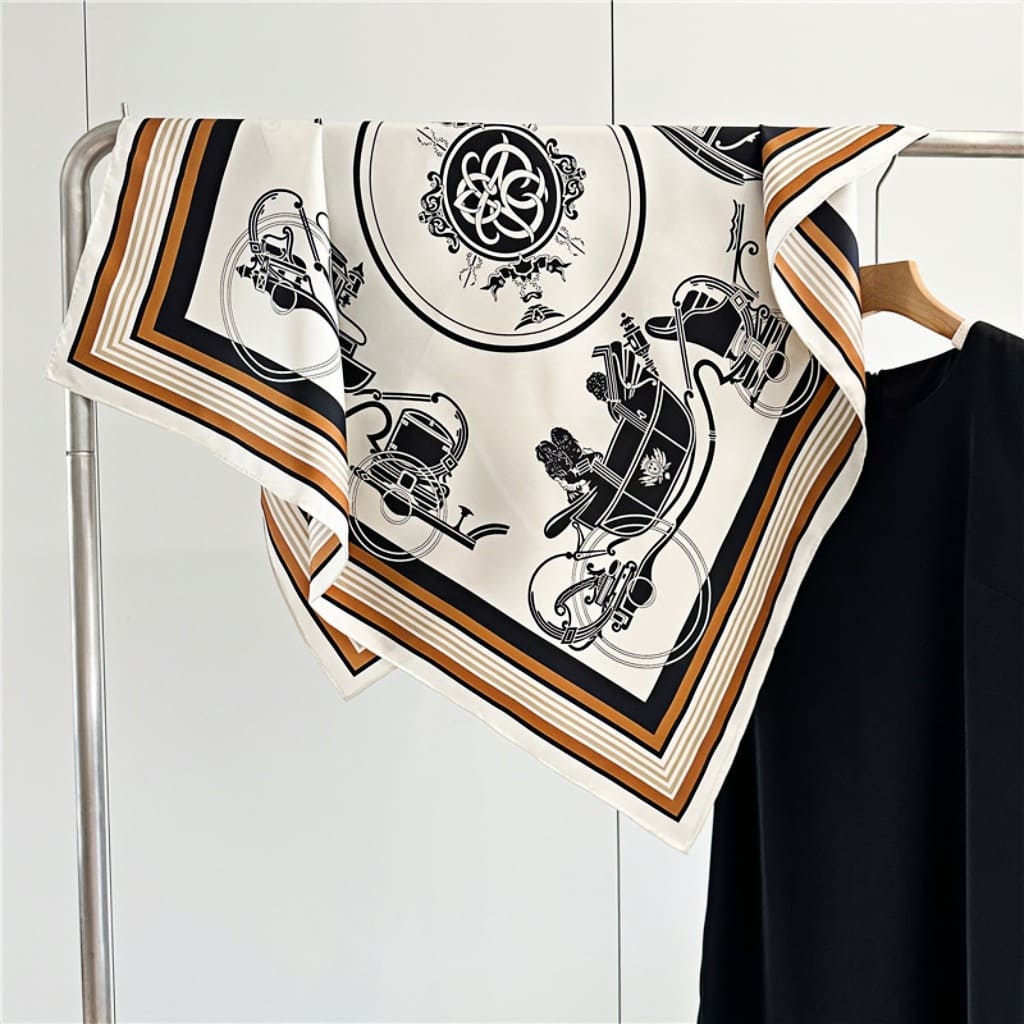 MaraSilk Pure Mulberry Silk Scarf - Square Twill MS328