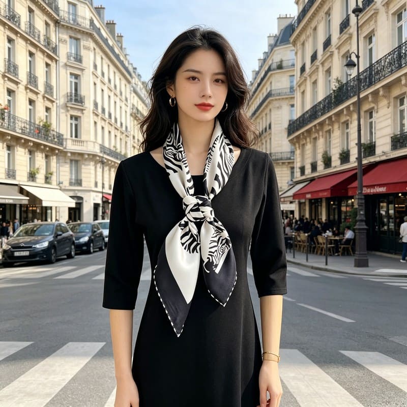 MaraSilk Pure Mulberry Silk Scarf - Square Twill MS330