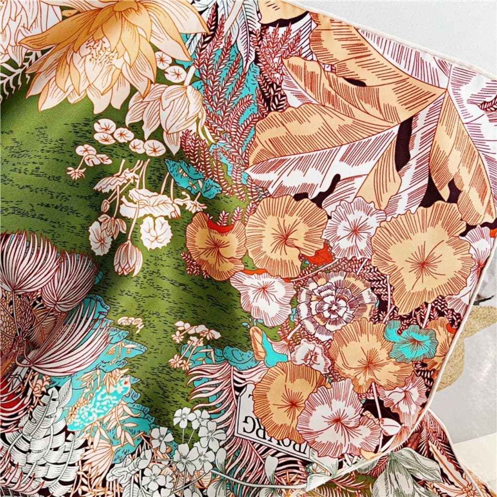 MaraSilk Pure Mulberry Silk Scarf - Square Twill MS331