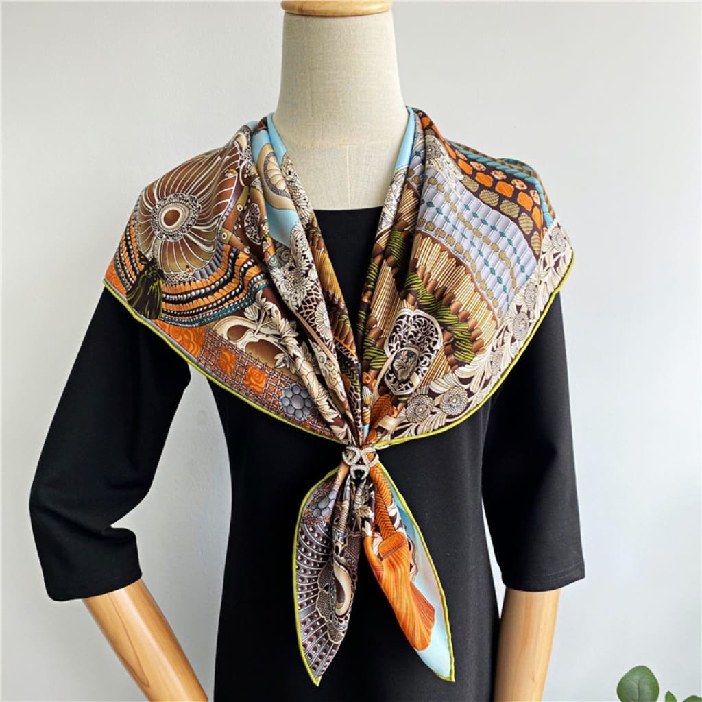 MaraSilk Pure Mulberry Silk Scarf - Square Twill MS332