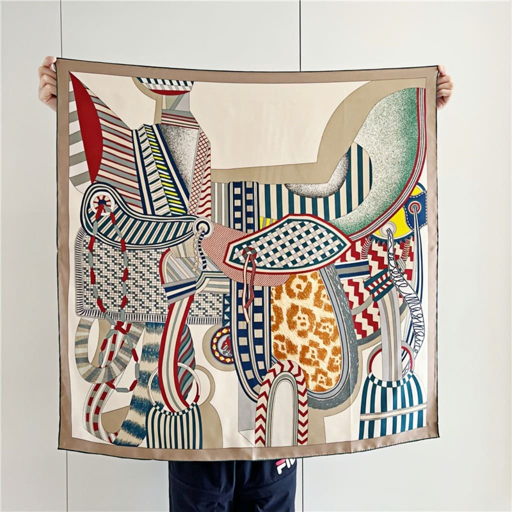 MaraSilk Pure Mulberry Silk Scarf - Square Twill MS333 34" x 34" MS33301