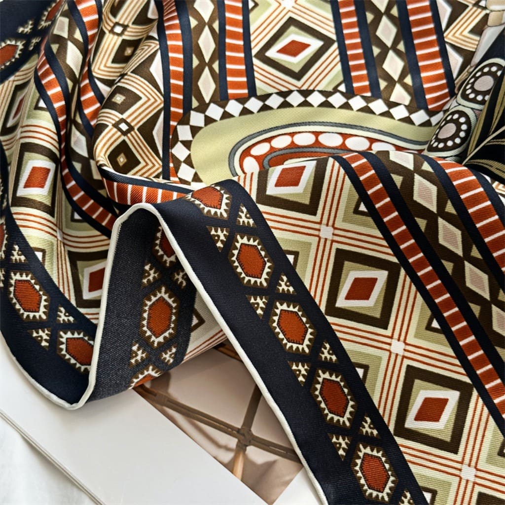 MaraSilk Pure Mulberry Silk Scarf - Square Twill MS335