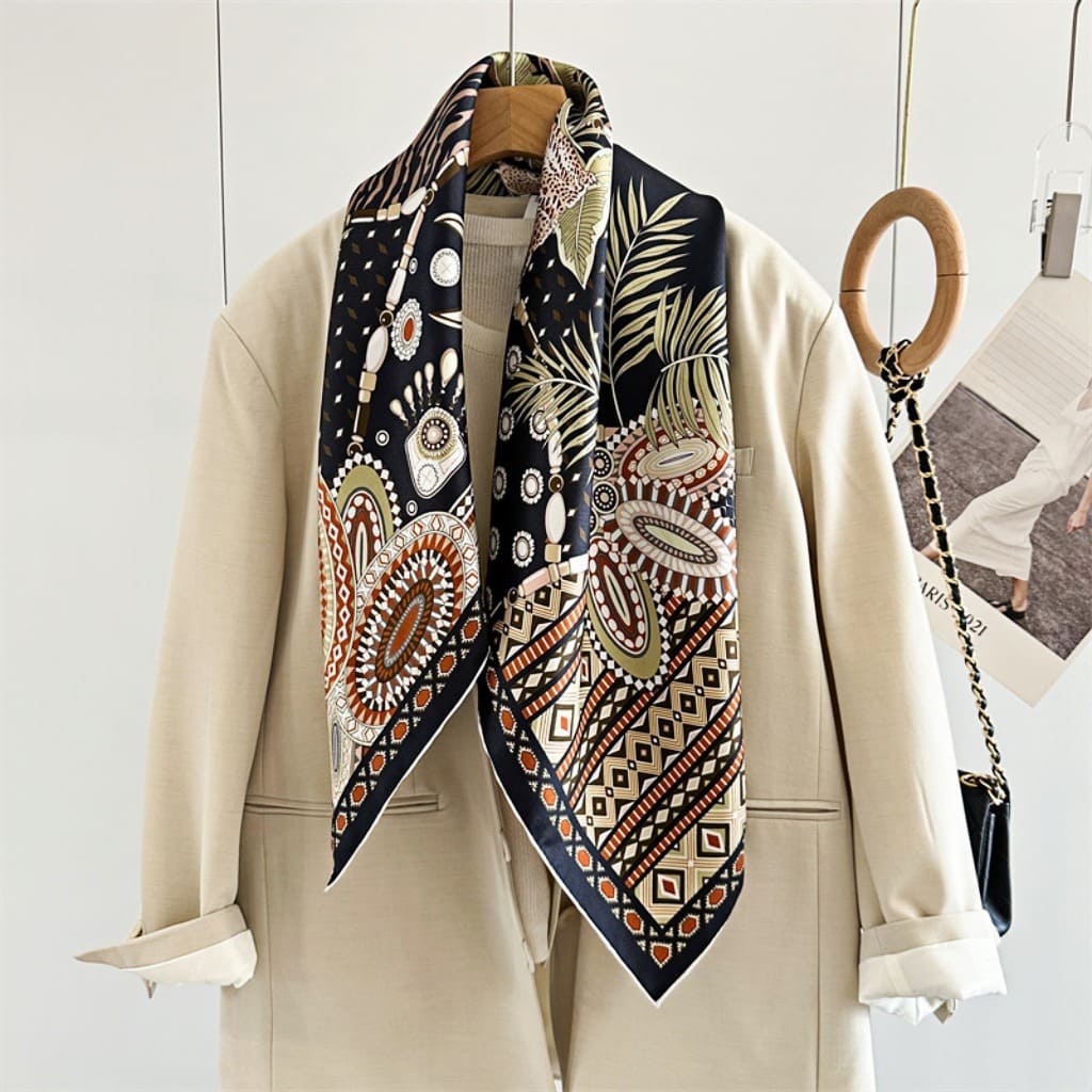 MaraSilk Pure Mulberry Silk Scarf - Square Twill MS335