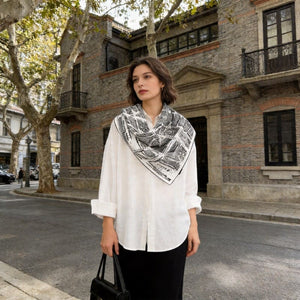MaraSilk Pure Mulberry Silk Scarf - Square Twill MS336
