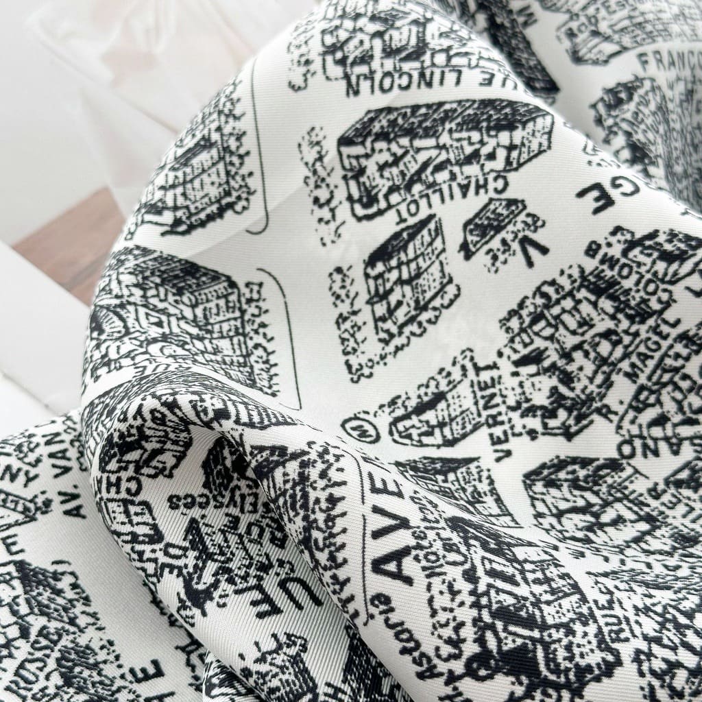 MaraSilk Pure Mulberry Silk Scarf - Square Twill MS336