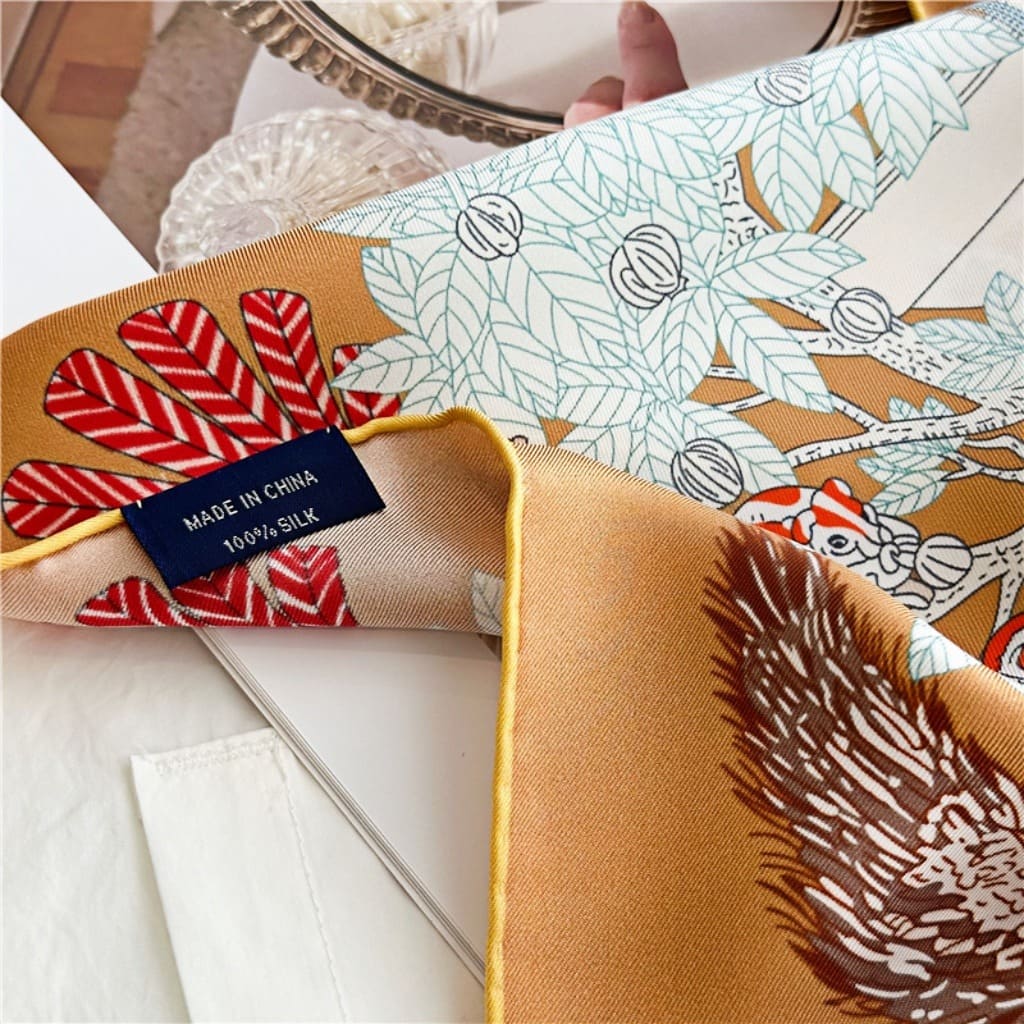 MaraSilk Pure Mulberry Silk Scarf - Square Twill MS340