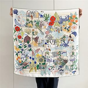 MaraSilk Pure Mulberry Silk Scarf - Square Twill MS340 34" x 34" MS34002