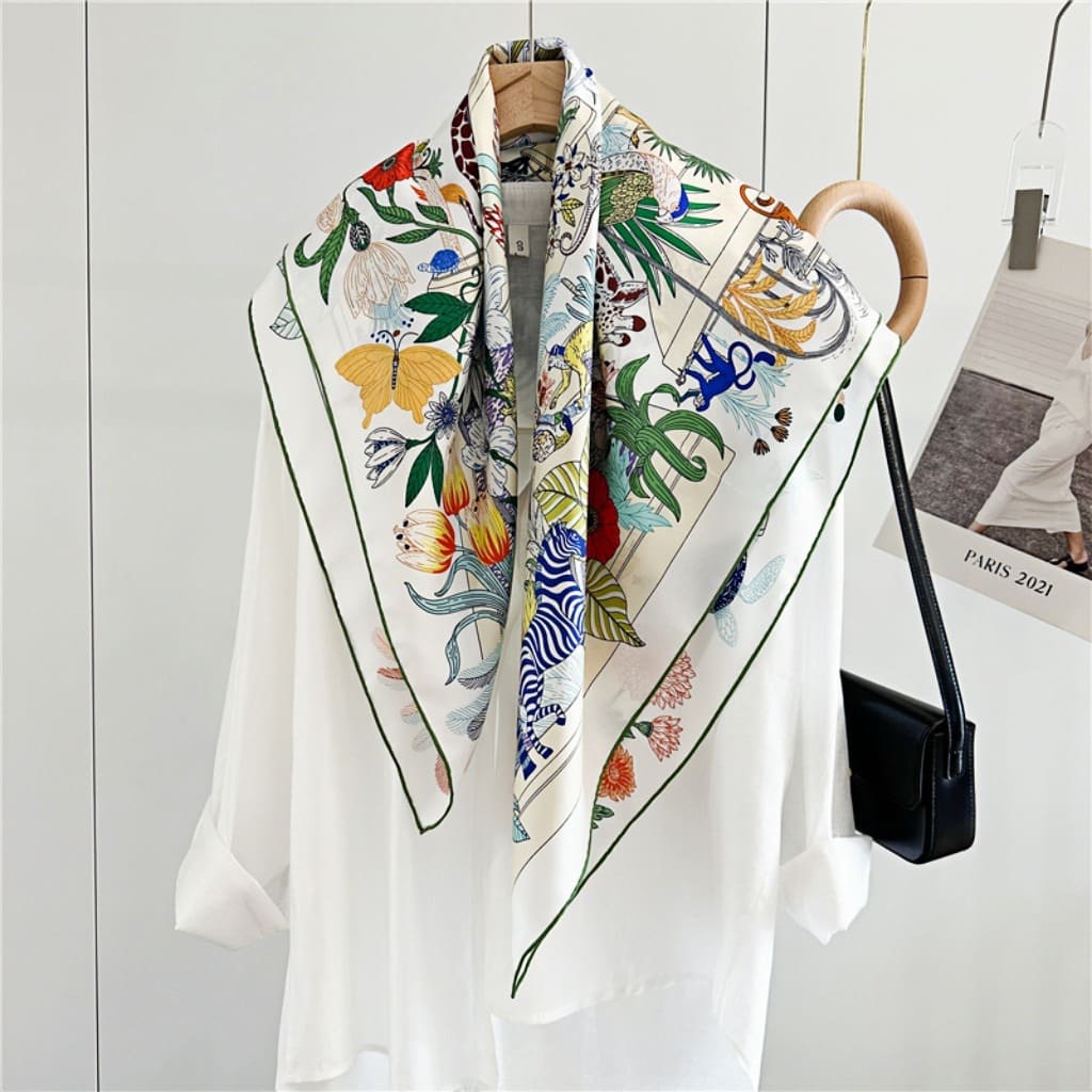 MaraSilk Pure Mulberry Silk Scarf - Square Twill MS340