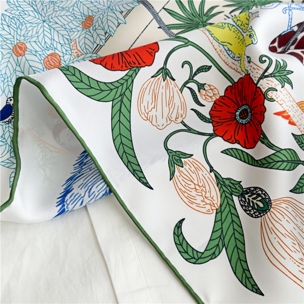 MaraSilk Pure Mulberry Silk Scarf - Square Twill MS340